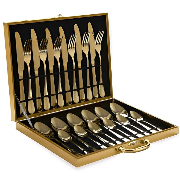 Conjunto de 24 peças de Luxo com Maleta Aveludada - Kelly & Casa